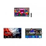Quer renovar a sala? Confira uma seleção de Smart TVs 4K em promoção na Amazon