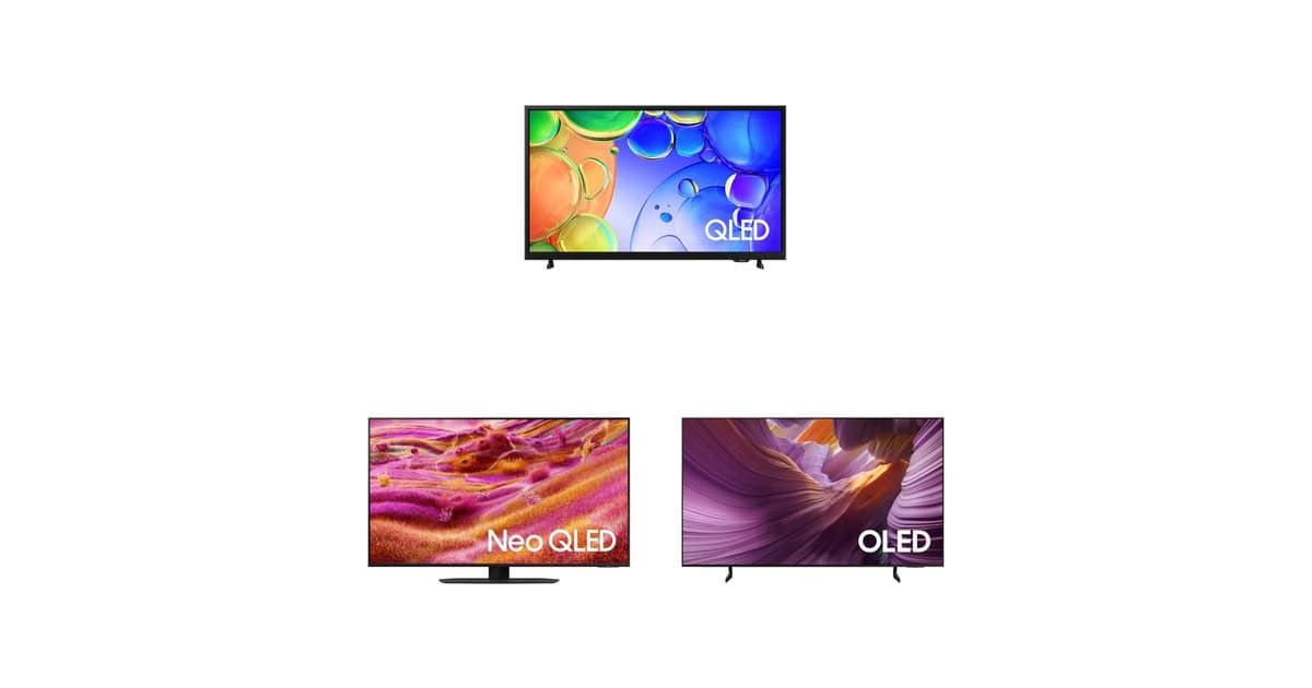Imagem perfeita em qualquer tamanho: TVs OLED e QLED da Samsung em promoção na Amazon