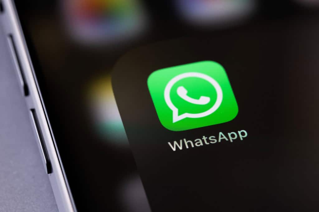 ícone do whatsapp em um iPhone