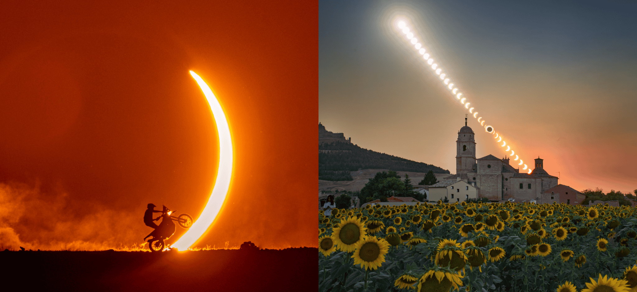 Eclipse total do Sol nas imagens astronômicas da semana