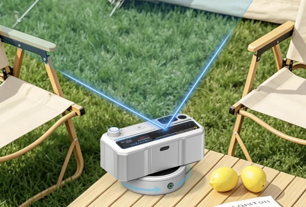 Dispositivo utiliza IA e laser para caçar mosquitos.