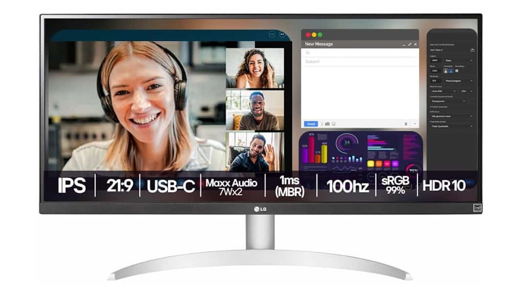 Monitor LG UltraWide 29WQ600B
