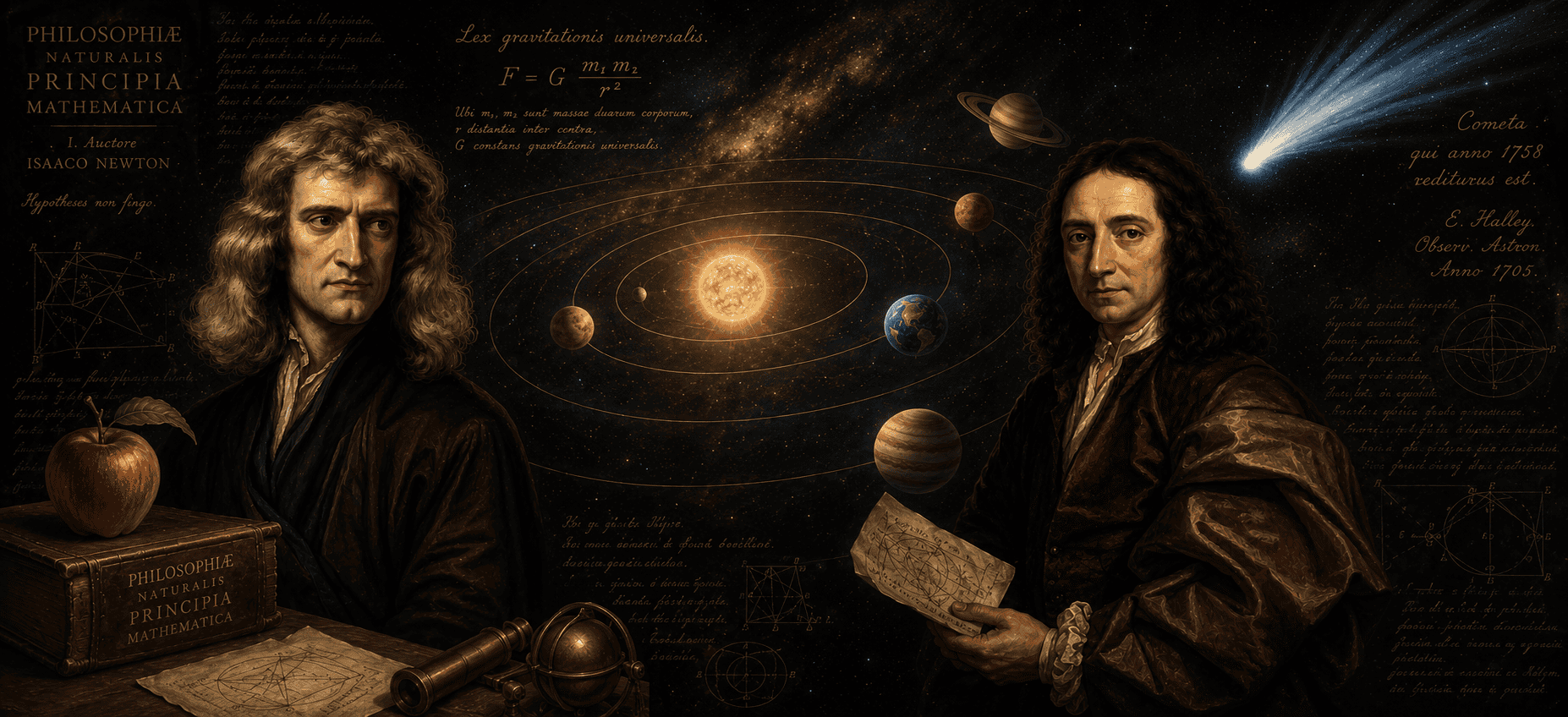 Newton e Halley: uma amizade que revolucionou a Ciência