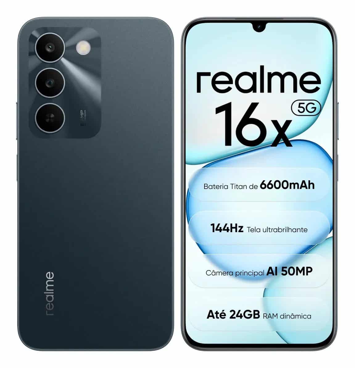 Vale a pena? Realme 16 tem bateria enorme e bom desempenho para navegar em redes sociais
