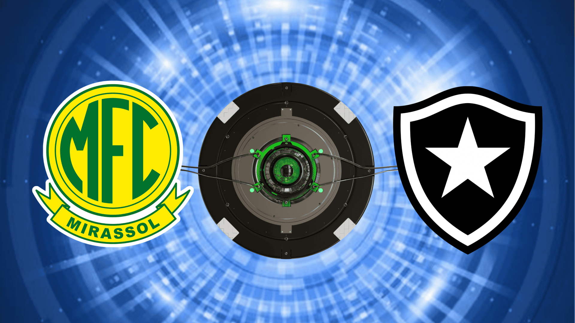 Escudos de Mirassol e Botafogo