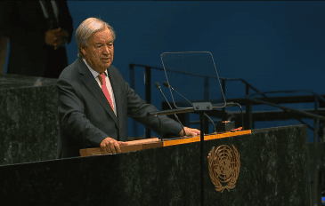 António Guterres, secretário-geral das Organização das Nações Unidas