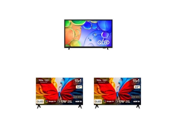 Ofertas TVs OLED e QLED