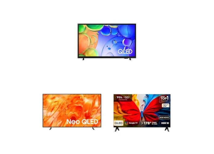 Ofertas TVs OLED e QLED