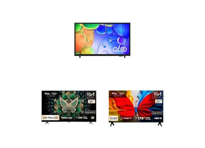 Ofertas TVs OLED e QLED