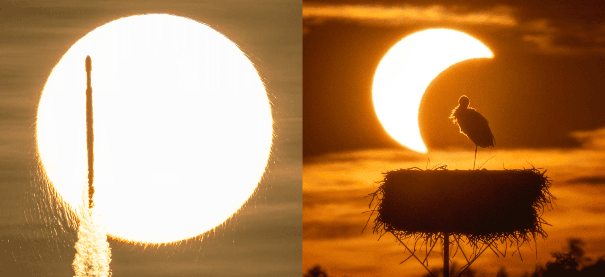 Lançamento do Roman e eclipse solar nas Imagens Astronômicas da Semana