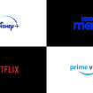 logos de disney+, hbo max, netflix e prime video