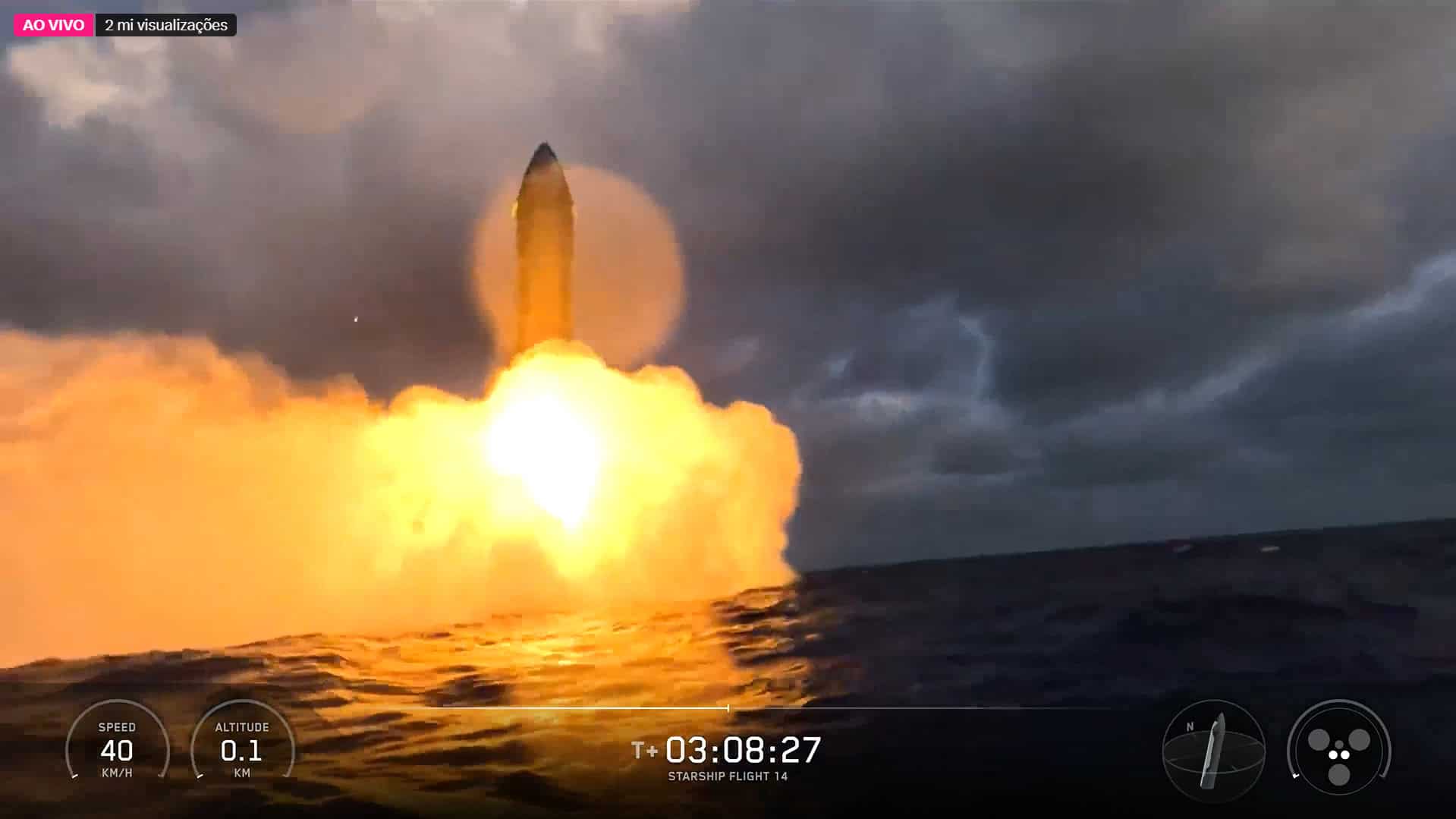 pouso starship 14