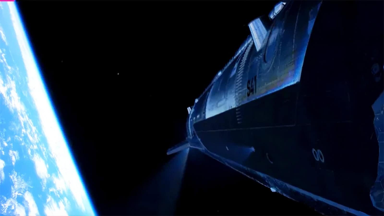 Starship em órbita