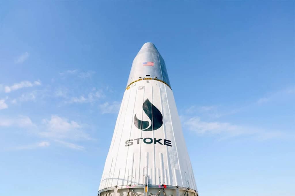 Stoke Space está investindo forte para entrar na disputa – Imagem: Stoke Space SYstems
