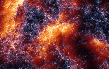 Uma das imagens que mostram o Universo há bilhões de anos