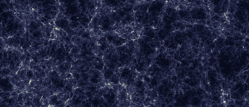 Uma das imagens que mostram o Universo há bilhões de anos