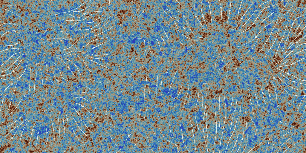 Uma das imagens que mostram o Universo há bilhões de anos