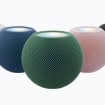 HomePod mini 2 em cinco cores: branco, azul, verde, rosa e meia-noite.