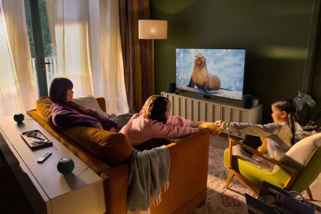 Sala com Apple TV 4K