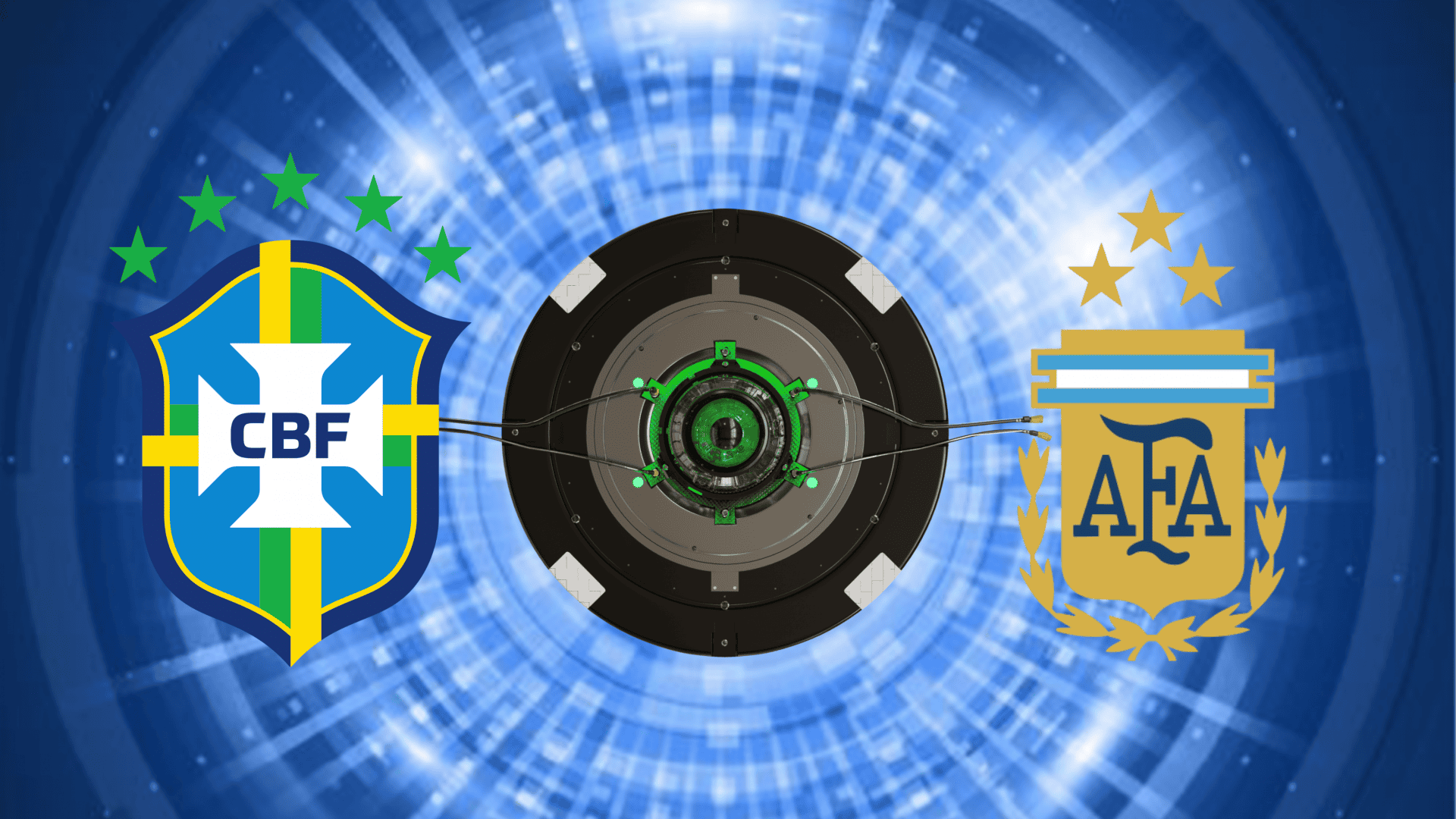 Escudos de Brasil e Argentina
