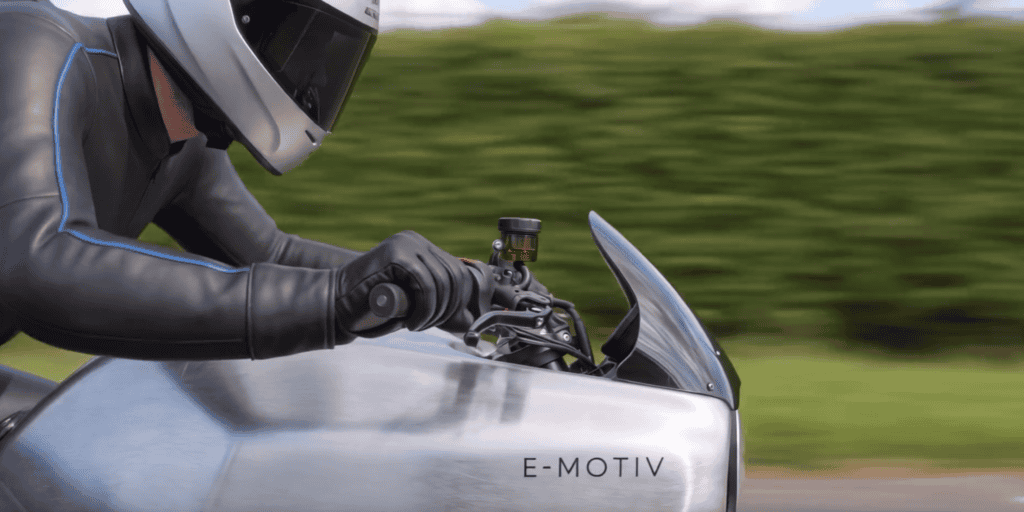Representação artística da novo moto da E-Motiv Shift Systems