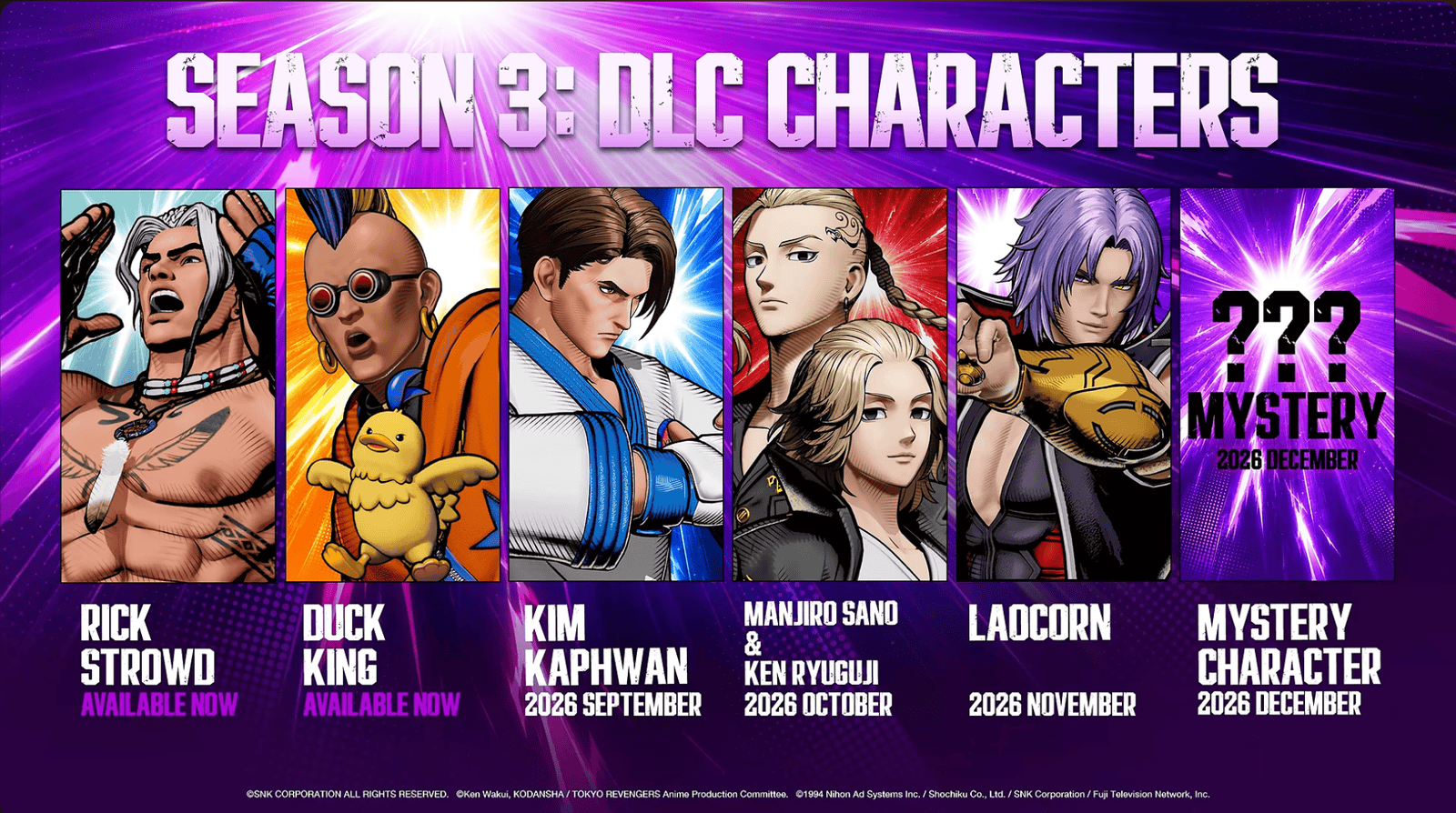 Mikey e Draken, de Tokyo Revengers, chegam a Fatal Fury: City of the Wolves