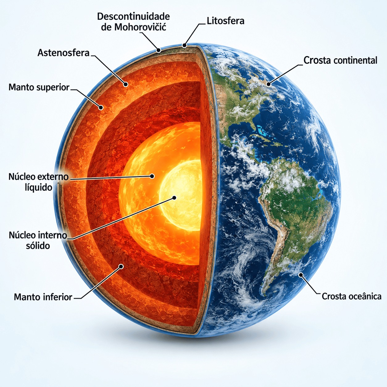 Camadas da Terra.