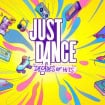 Capa de Just Dance: Decades of Hits com a Lyra e as seis eras do jogo