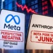 Logos de Meta e Anthropic lado a lado