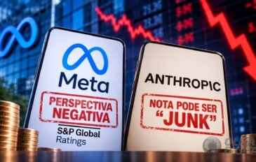 Logos de Meta e Anthropic lado a lado