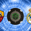 Escudos de Roma e Real Madrid