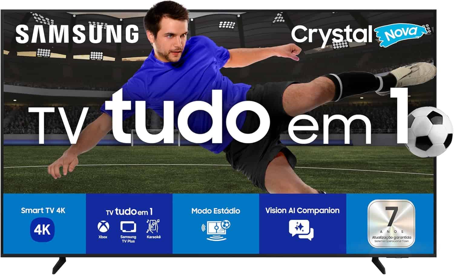 Samsung Smart TV 55" Crystal UHD 4K U8600F 2025