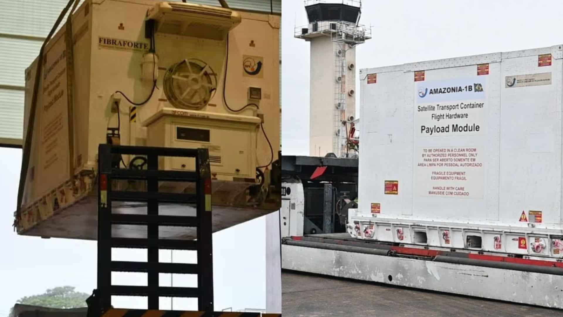 Amazônia 1B: Brasil prepara transporte de novo satélite do Inpe