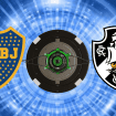 escudos de Boca Juniors e Vasco
