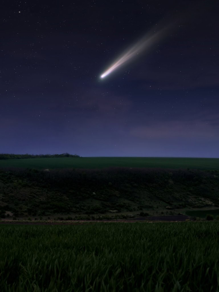impacto de um cometa na Terra