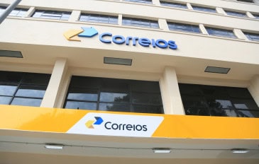 Fachada dos Correios