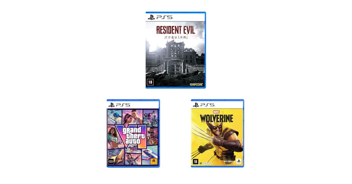 GTA VI, Wolverine e outros jogos em promoção para PS5