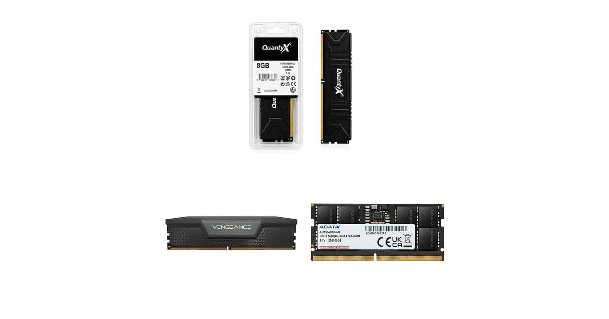 Turbine seu PC: uma seleção de memórias RAM DDR5 em promoção na Amazon