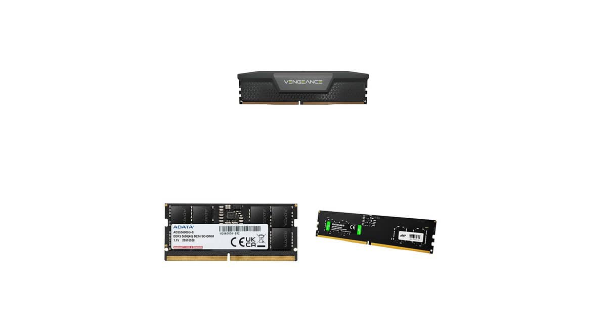 Hora de turbinar seu PC: veja uma seleção de memórias RAM DDR5 em promoção na Amazon