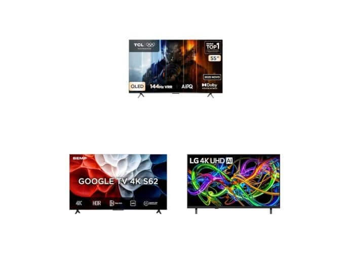 Hora de renovar a sala: Smart TVs 4K em promoção na Amazon