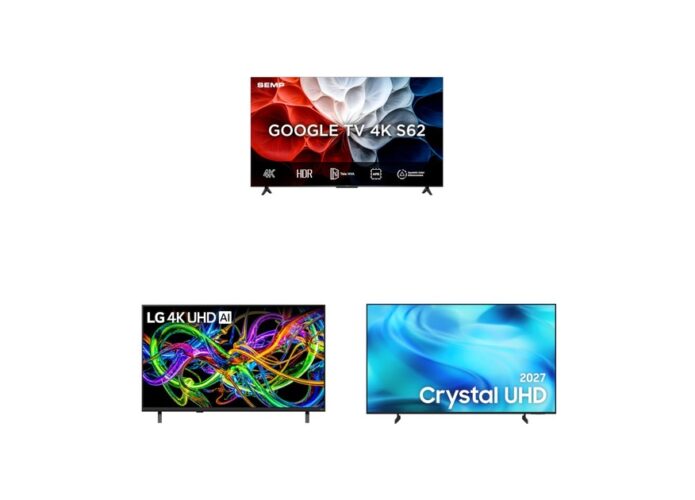 Hora de renovar a sala: Smart TVs 4K em promoção na Amazon