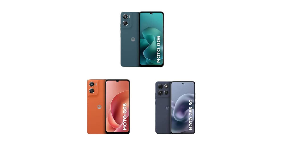 Moto g06 ou Moto g86 5G? Veja uma seleção de smartphones Motorola em promoção na Amazon