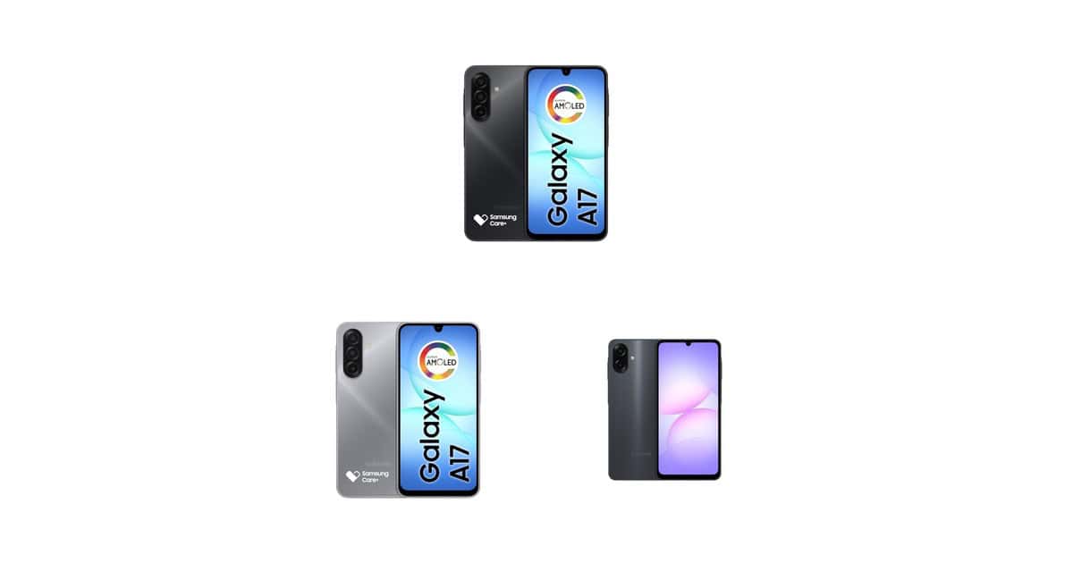 Galaxy A07 ou A17? Veja uma seleção de smartphones Samsung em promoção na Amazon
