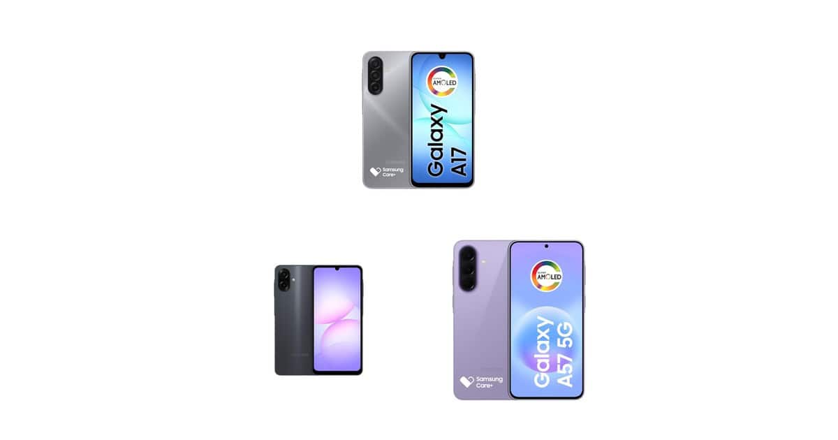 Galaxy A17, A07 ou A57 5G: qual Samsung combina com você?