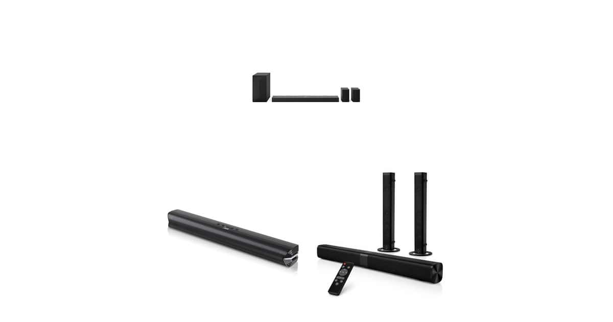 Amazon oferece descontos em modelos de soundbars da LG e AOC