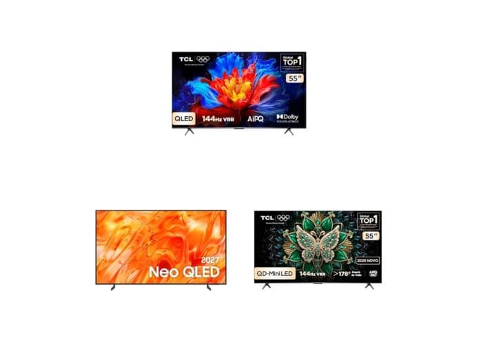 Ofertas TVs OLED e QLED