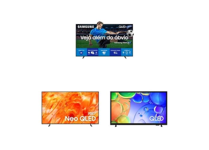 Ofertas TVs OLED e QLED