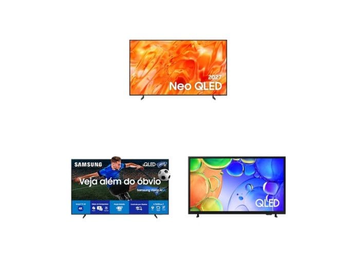 Ofertas TVs OLED e QLED