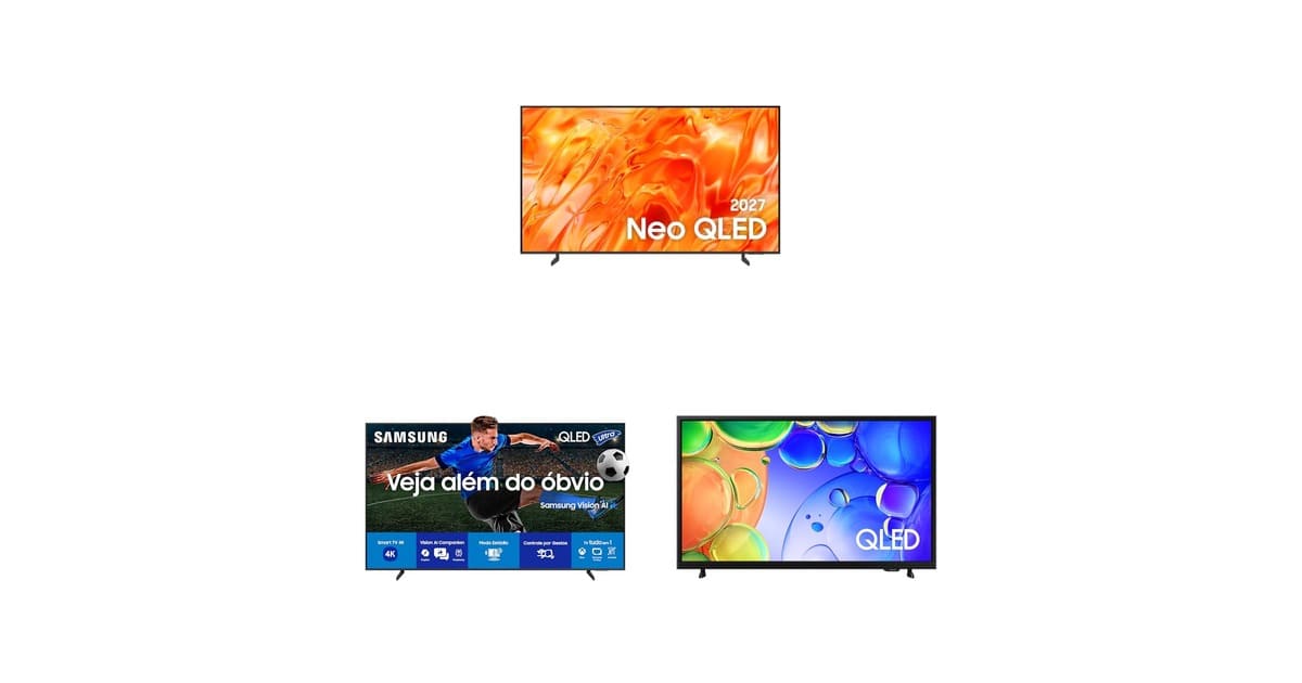 Samsung oferece TVs 4K com promoção em modelos Neo QLED e QLED