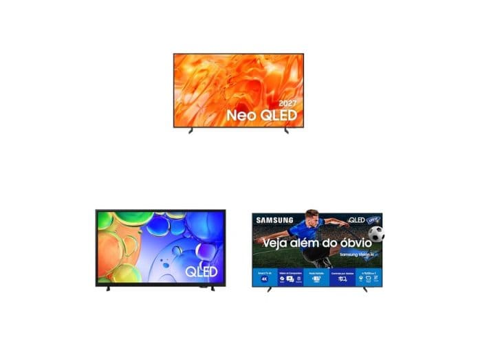 Ofertas TVs OLED e QLED